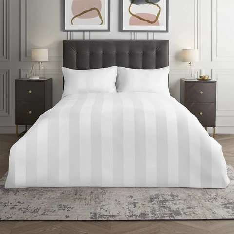 Hotel Stripe Collection Sheet Set - Classic Elegance